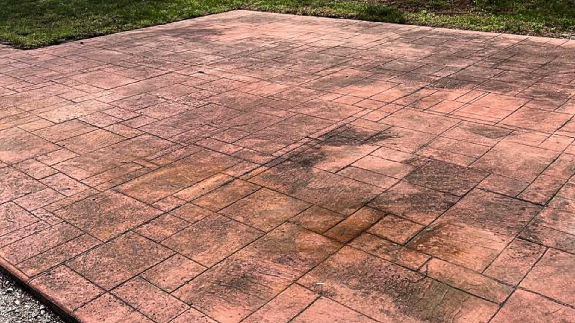 Patio - Before Cleaning